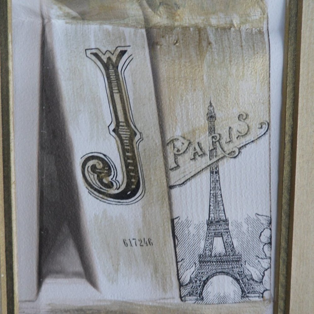 Paris Vintage  5"x7" pink gold frame
